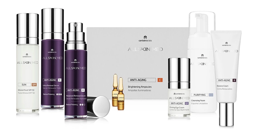 Nuestros productos All Skin Med de Cantabria Labs